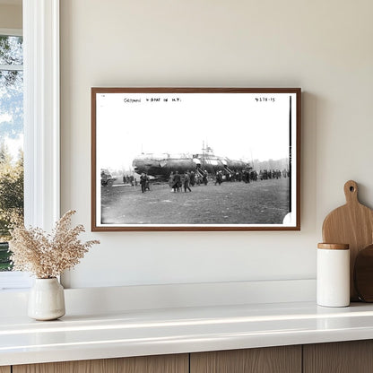 Historic 1917 German U-Boat Docked in New York