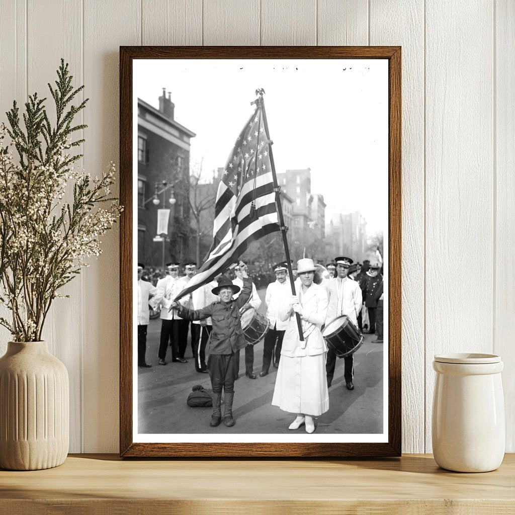 Elegant Portrait of a 1917 Socialite