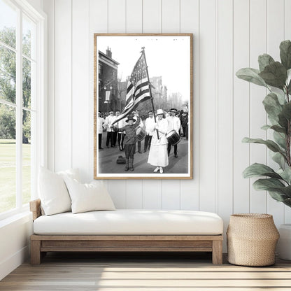 Elegant Portrait of a 1917 Socialite