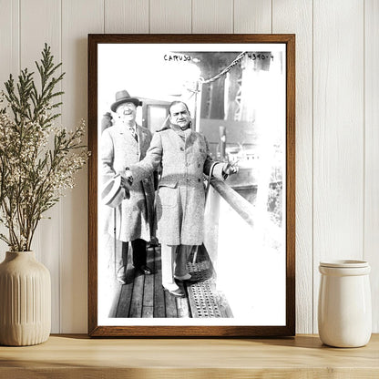 Enrico Caruso: Iconic Tenor in 1917 Performance