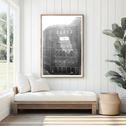 Historic News Boys Home with Service Banner, 1917