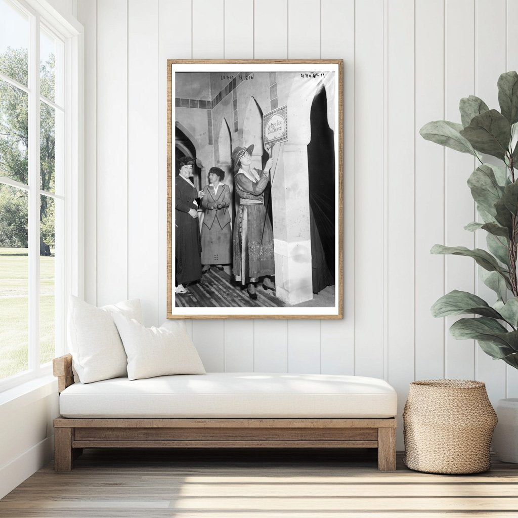 1917 Portrait of a Young Woman Amidst WWI Turmoil