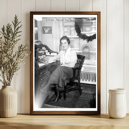 1917: Suffragist Symona Ferner Boniface Portrait