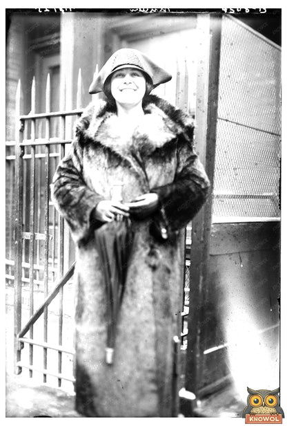 1925 Vintage Portrait of Mueller in 1920s Fashion