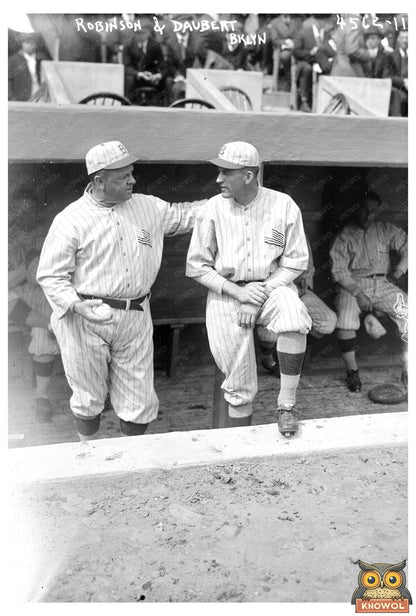 1917 Brooklyn Dodgers: Robinson & Daubert in Focus