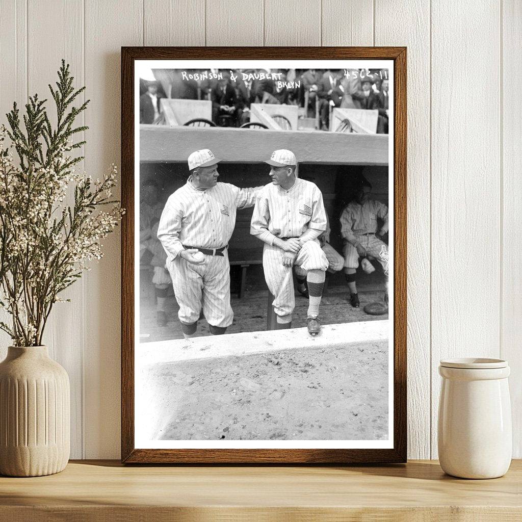 1917 Brooklyn Dodgers: Robinson & Daubert in Focus
