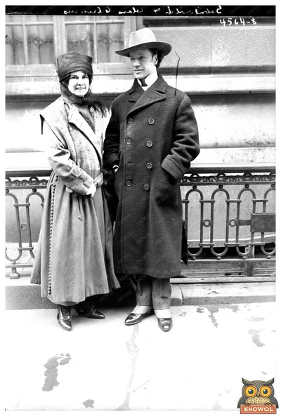 Clara Clemens with Conductor Max Gabrilowitsch, 1915