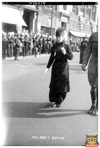 1927 Portrait of Mrs. Bacon: Socialite in Elegance