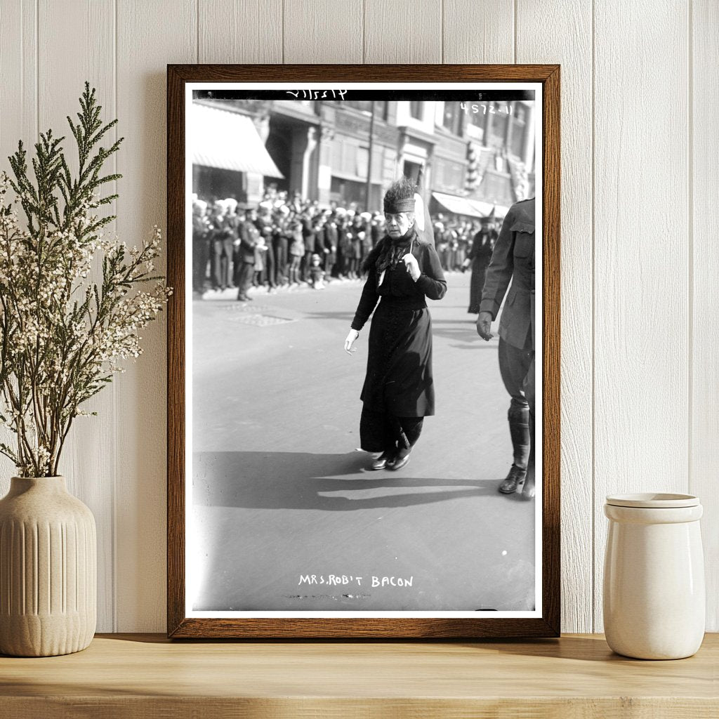 1927 Portrait of Mrs. Bacon: Socialite in Elegance