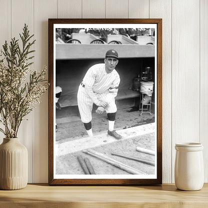 Vintage 1918 Baseball Star Roger Peckinpaugh Portrait