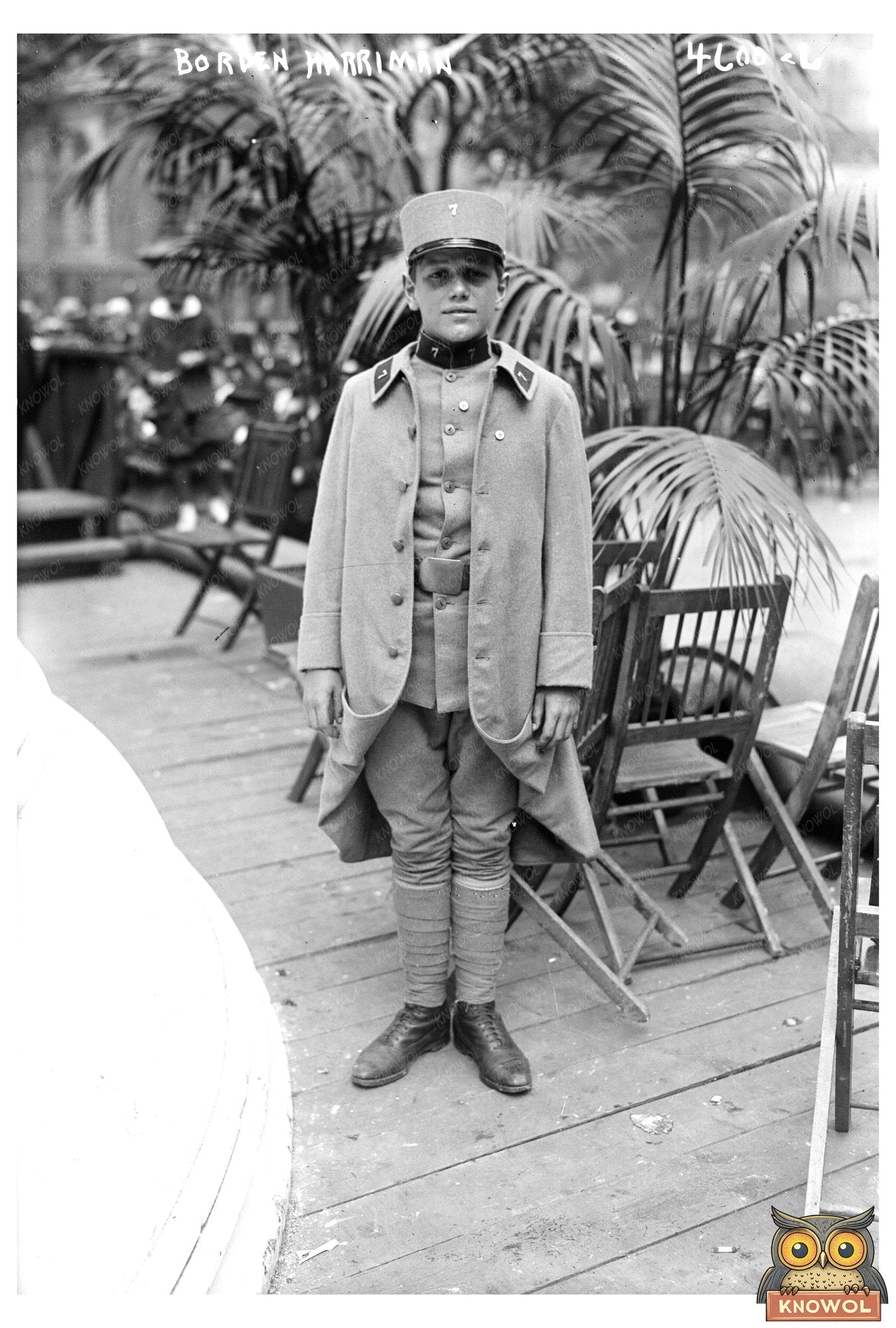 1918 Portrait of Borden Harriman: War Logistics Leader