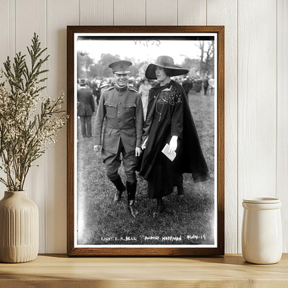 1918 Romantic Milestone: WWII Era Couple Portrait