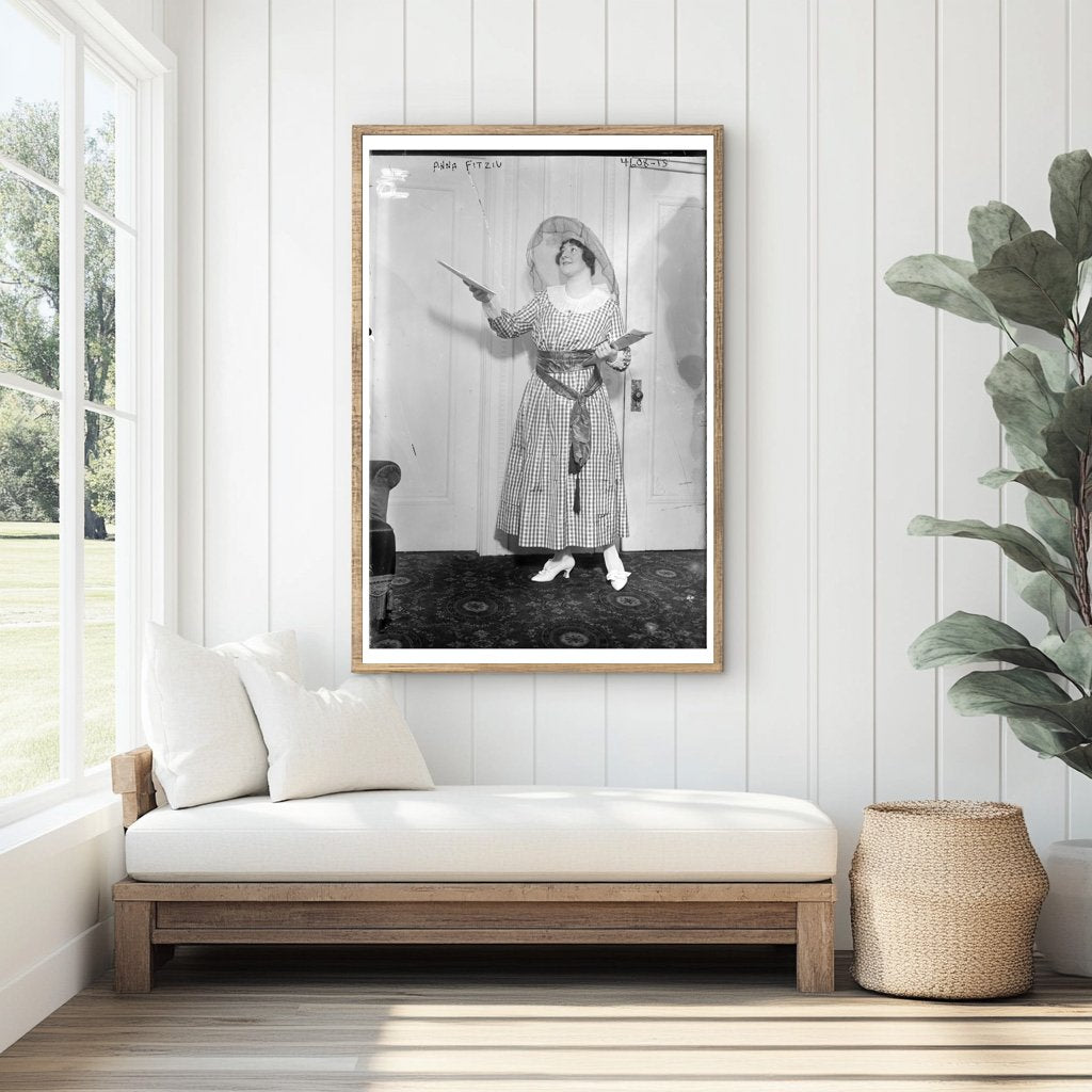 Captivating American Opera Star, Circa 1915