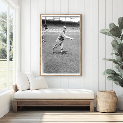 1918 Chicago NL Pitcher: Claude Hendrix in Action