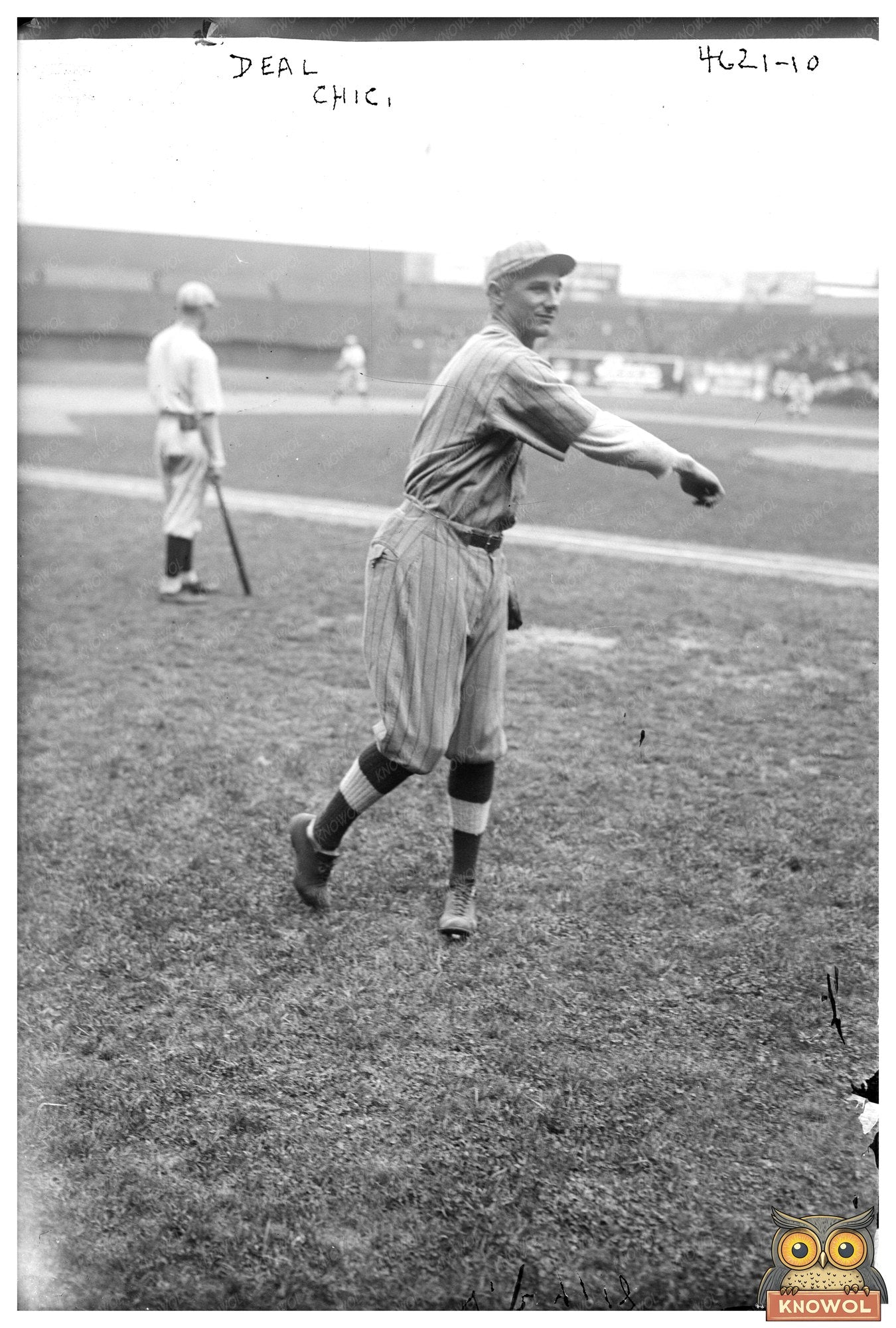 1918 Chicago Baseball Star: Charlie Deal Portrait