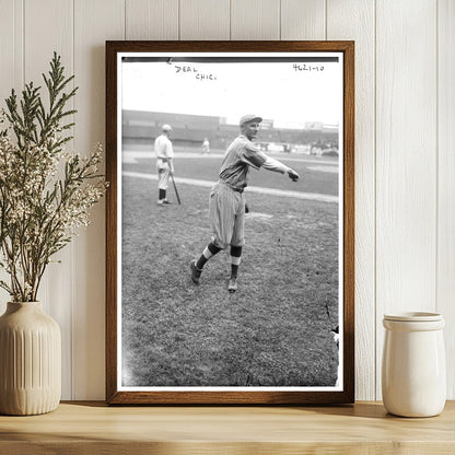 1918 Chicago Baseball Star: Charlie Deal Portrait