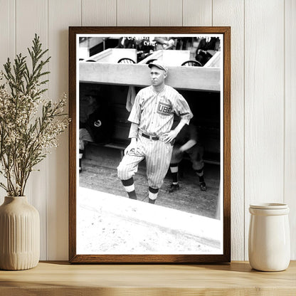 1918 Chicago Cubs Rising Star: Vintage Baseball Shot