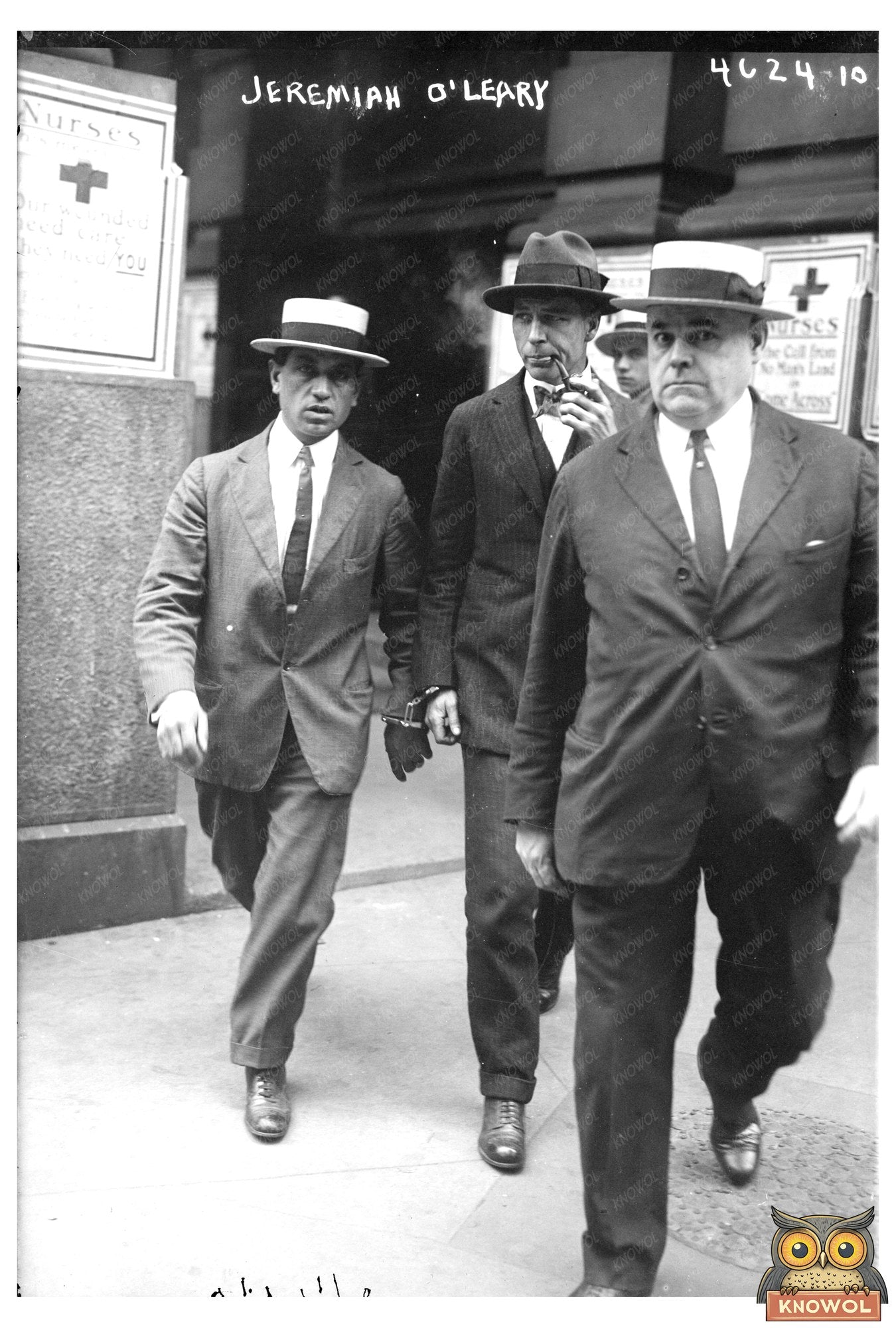 1918 Portrait of Irish-American Advocate Jeremiah O’Leary