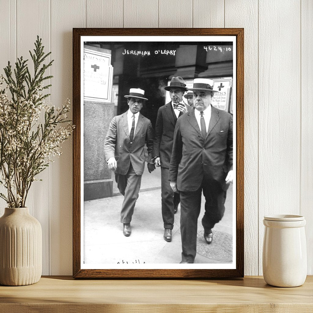 1918 Portrait of Irish-American Advocate Jeremiah O’Leary