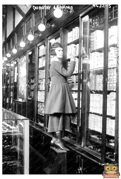 1915 Woman Tobacco Saleswoman: A Cultural Shift