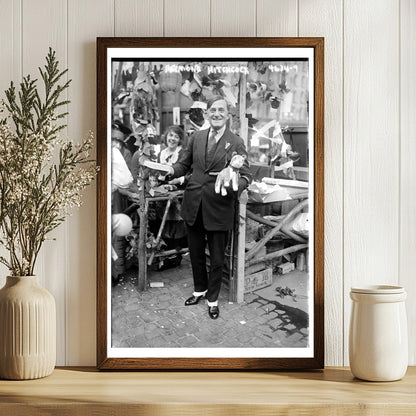 Captivating Portrait of a Vintage Musical Star