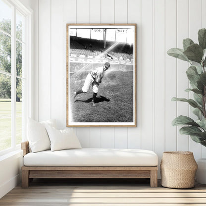 1918 Baseball Star Joe Evans of Cleveland, AL