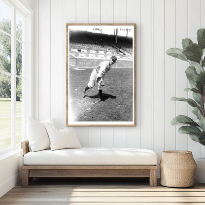 1918 Cleveland Baseball Star: Joe Evans Portrait