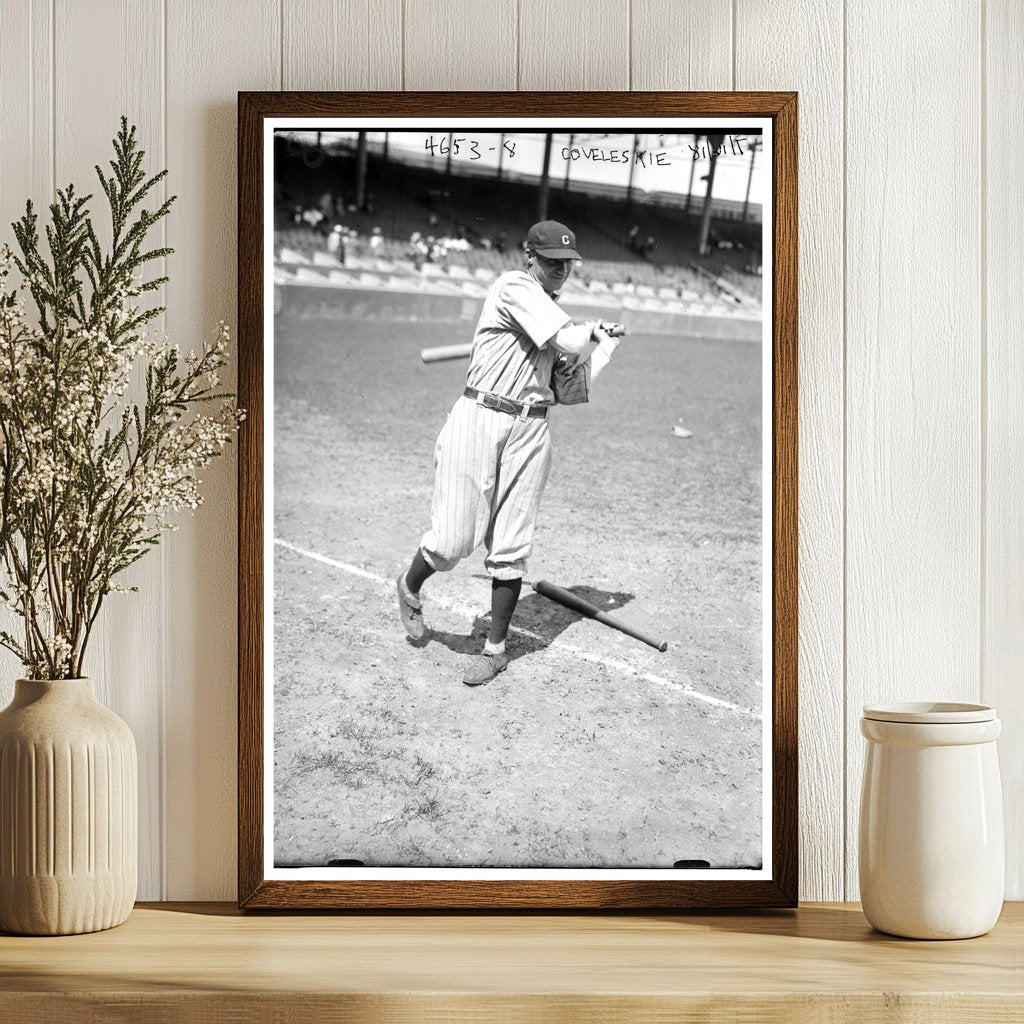 1918 Stan Coveleski: Cleveland Baseball Legend Portrait