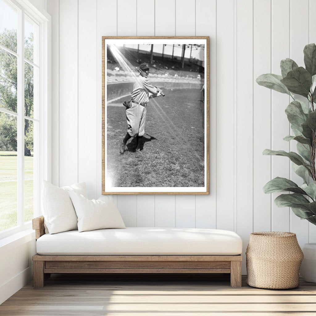 1918 Majestic Baseball Portrait of Cleveland Player