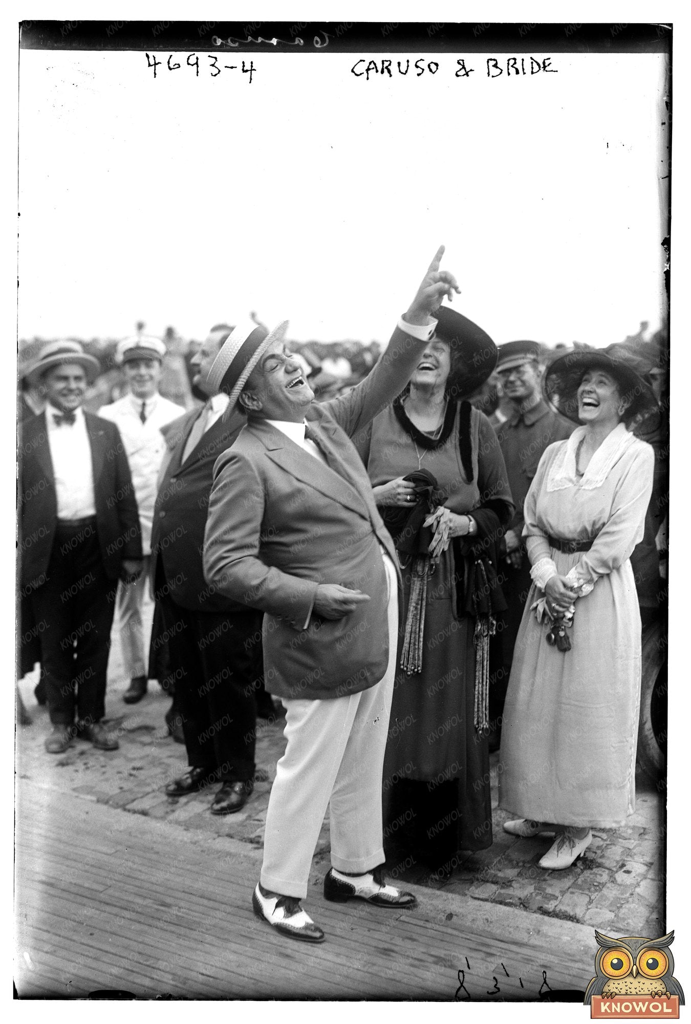 Enrico Caruso Wedding Bliss, August 1918