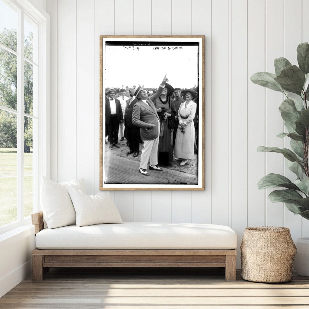 Enrico Caruso Wedding Bliss, August 1918