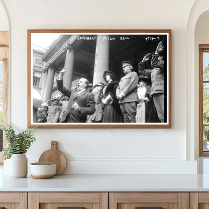 1918 World War I Era Portrait of Barnhart, Fitziu, Bell