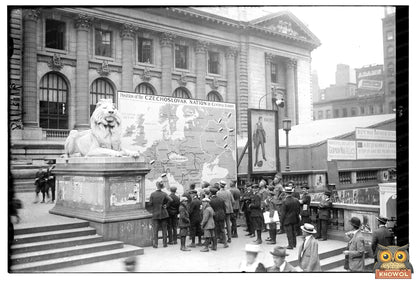 1918 Map of Czechoslovakias Central European Roots