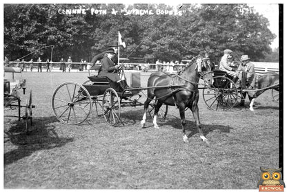 1918 Snapshot: Corinne Poth with Supreme Bounce