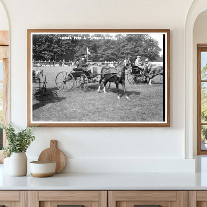 1918 Snapshot: Corinne Poth with Supreme Bounce