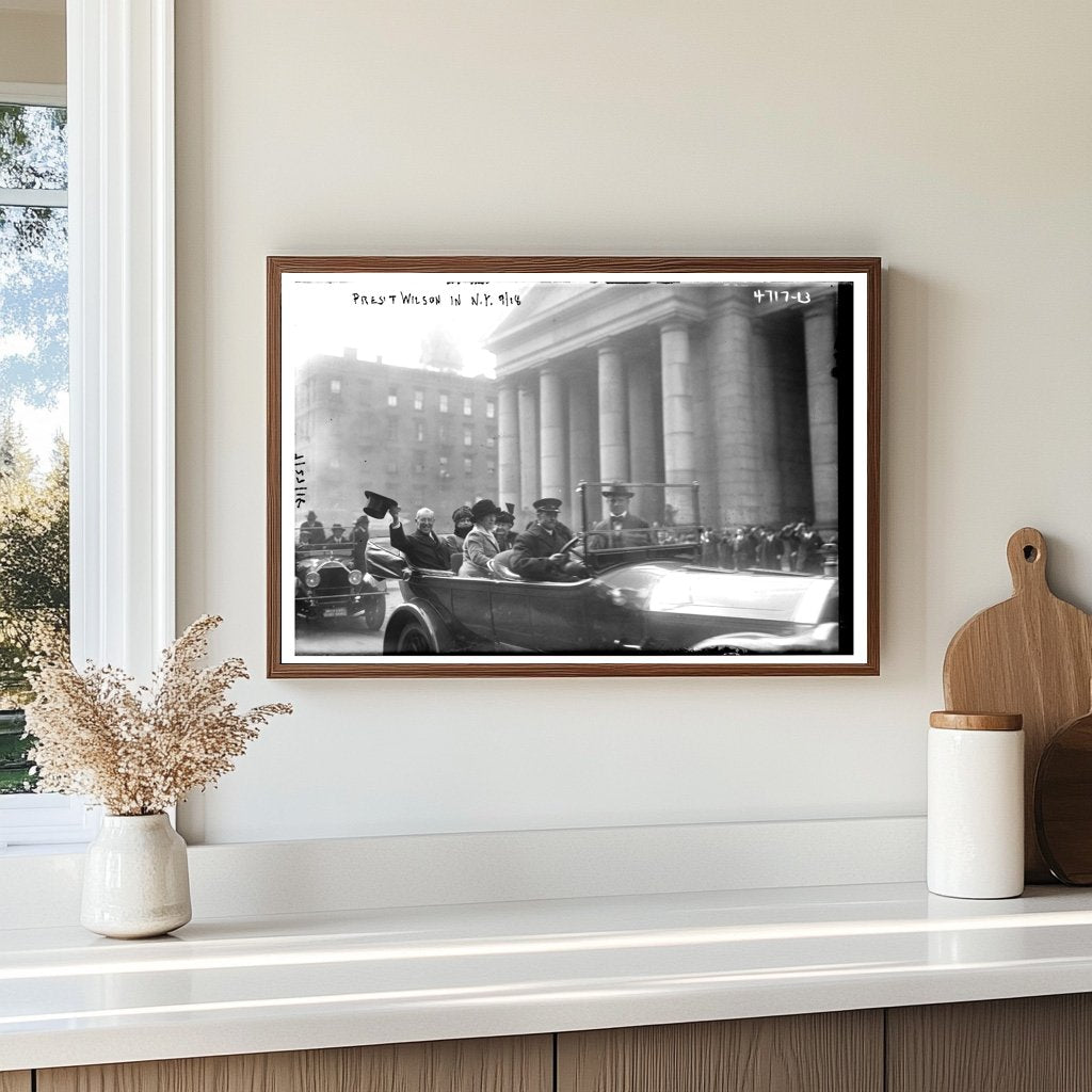 Woodrow Wilsons Historic 1918 NYC Visit