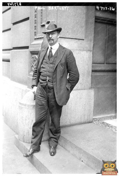 1924 Portrait of Renowned American Sculptor Bartlett