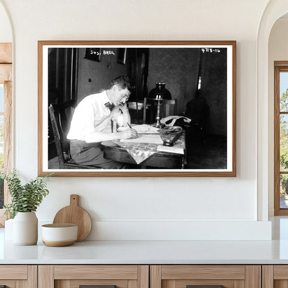 Historic Portrait of Dairy Industry Pioneer, 1918