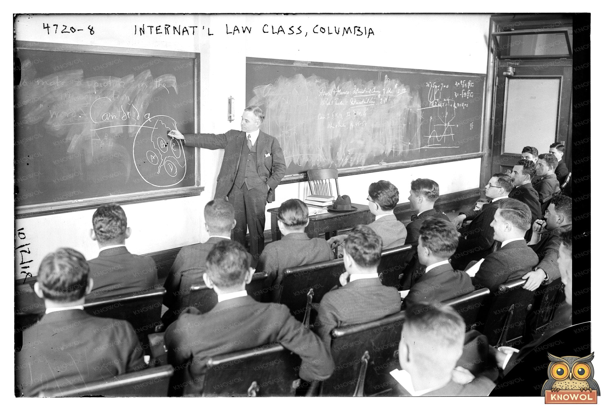 Columbias 1918 International Law Class in Session