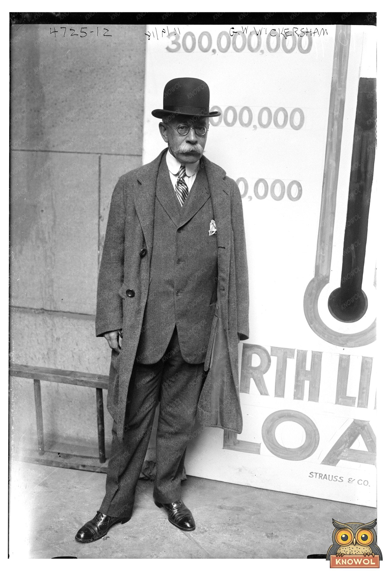 1918 Portrait of a Notable U.S. Attorney General