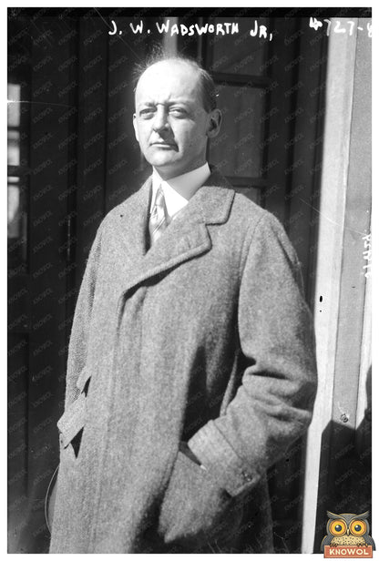 Historic Portrait of J.W. Wadsworth Jr. (1924)