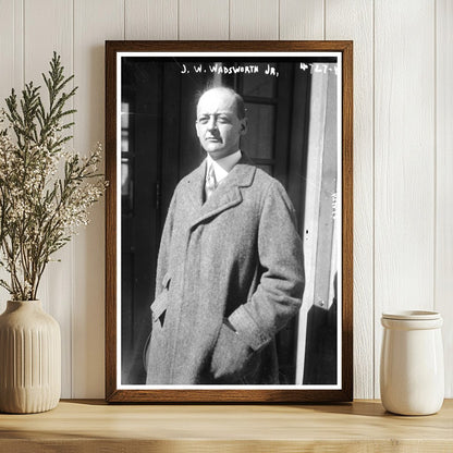 Historic Portrait of J.W. Wadsworth Jr. (1924)