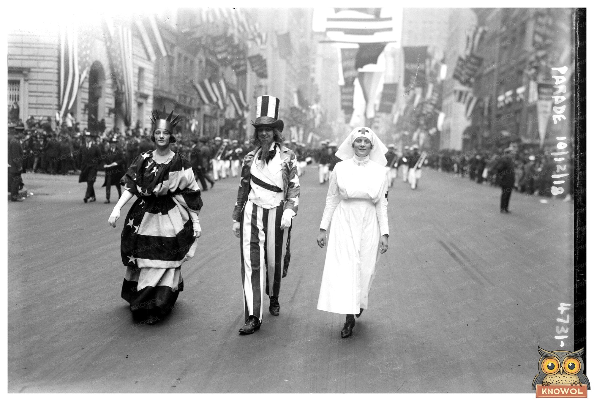 1918 WWI Victory Parade: A Moment of Hope