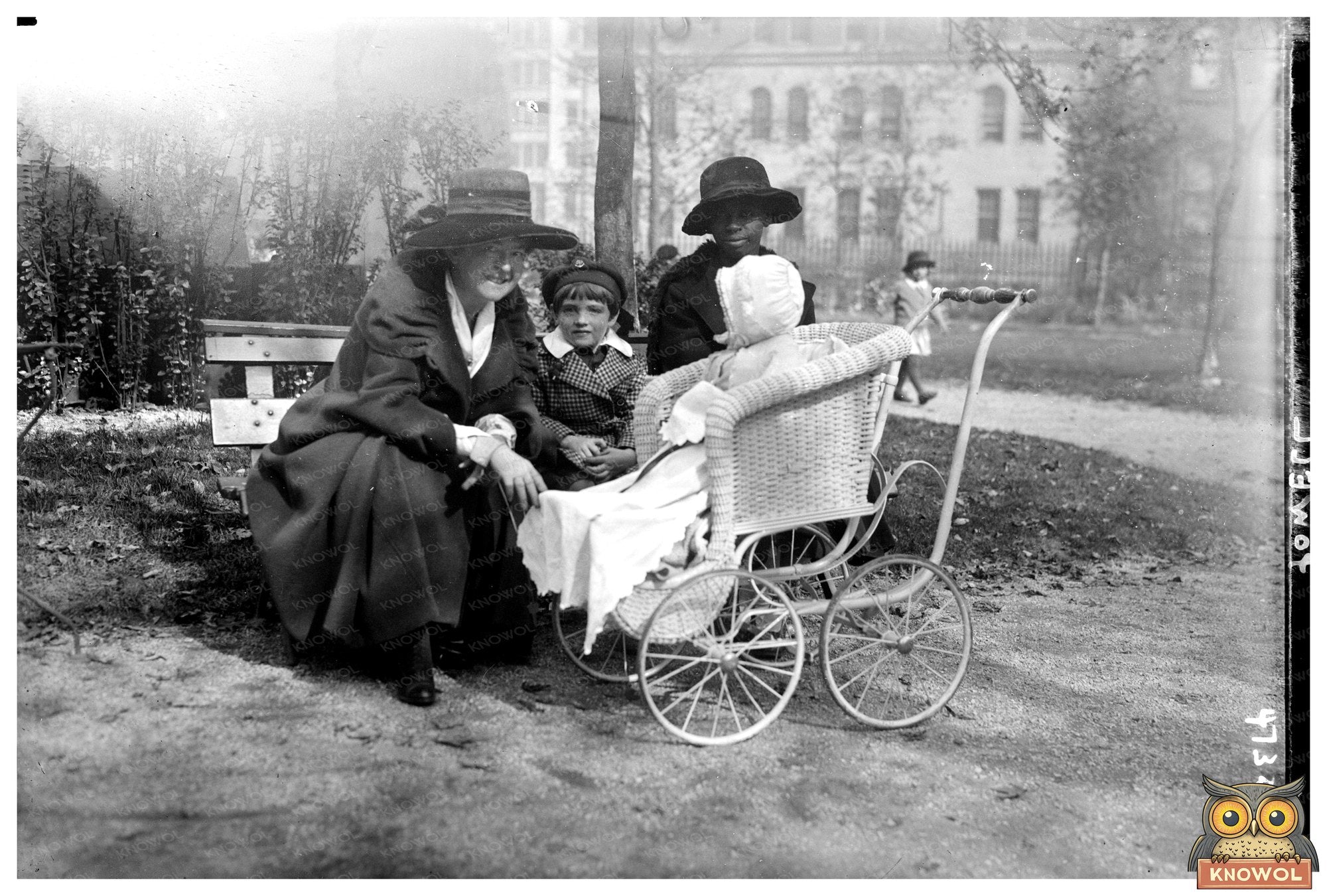 Historic Powell: Vibrant 1920s Town Life Scene