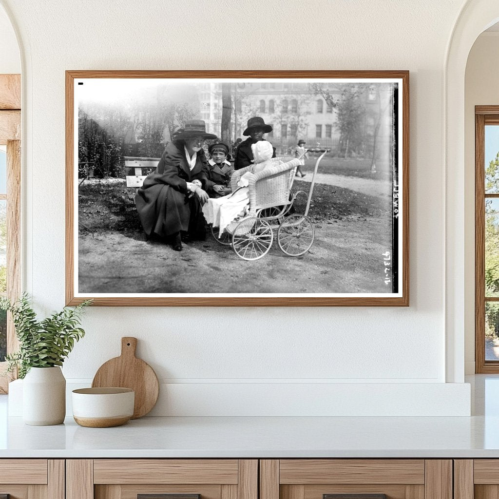 Historic Powell: Vibrant 1920s Town Life Scene
