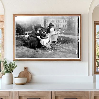 Historic Powell: Vibrant 1920s Town Life Scene