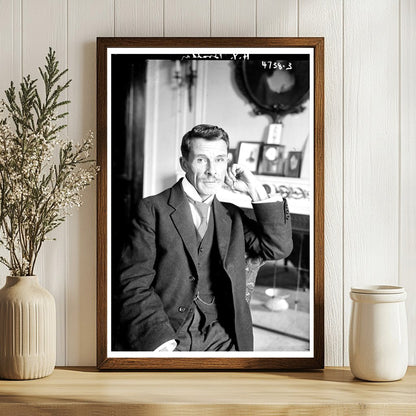 1918 Historical Portrait of H.Y. Braddon