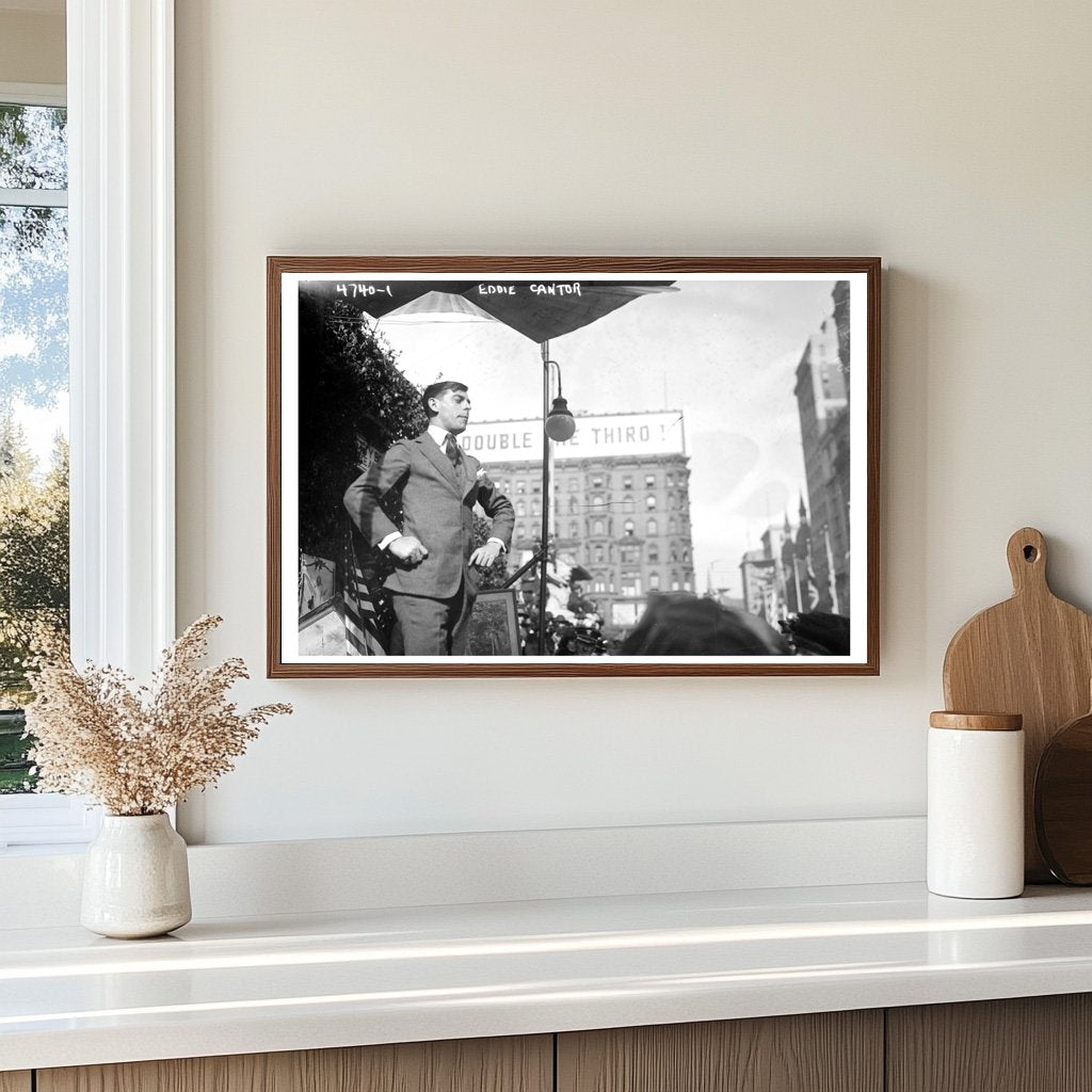 Timeless Portrait of 1920s American Comedy Icon