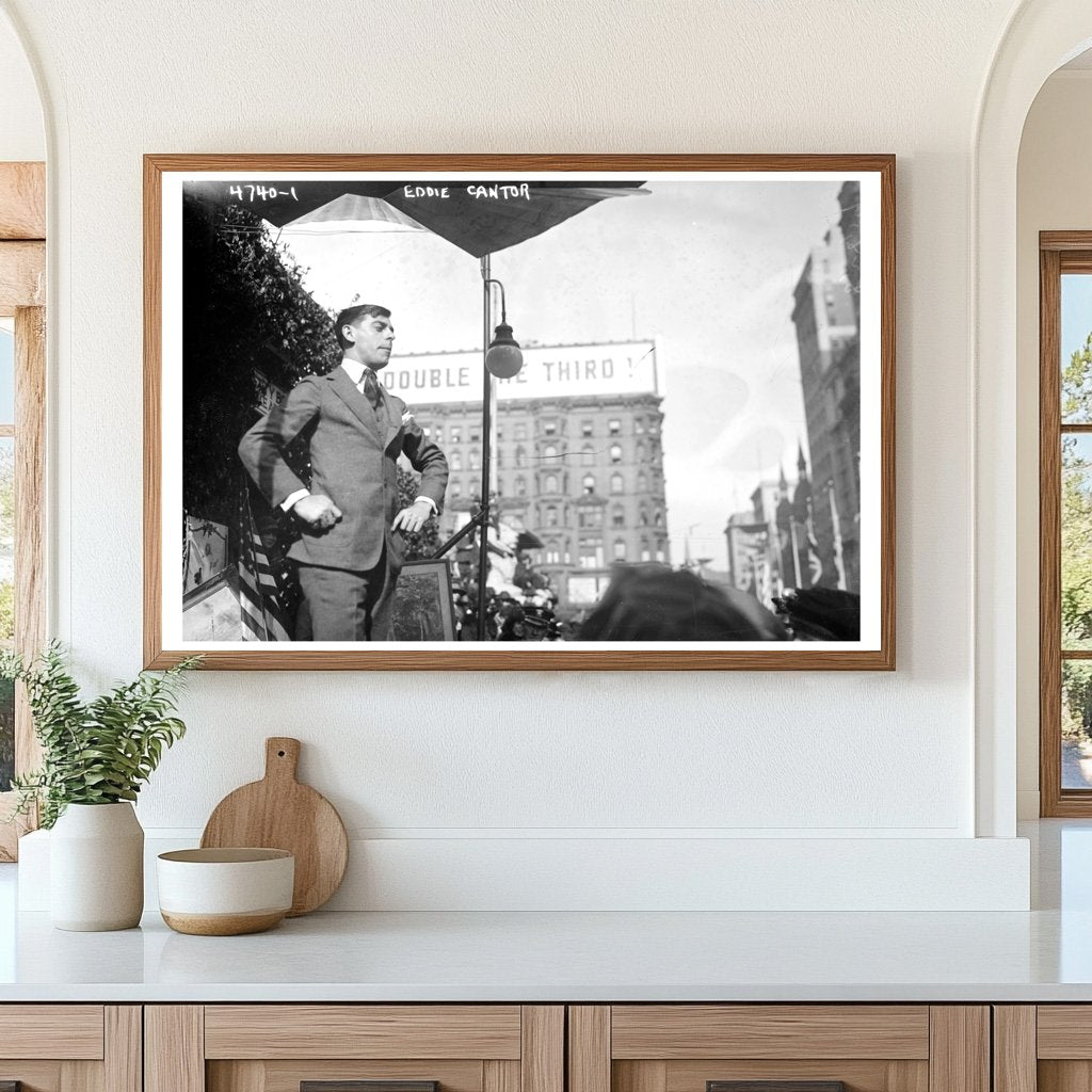 Timeless Portrait of 1920s American Comedy Icon