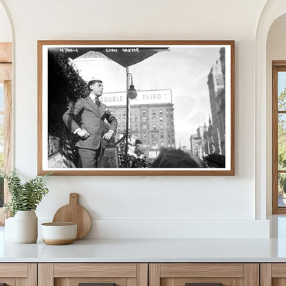 Timeless Portrait of 1920s American Comedy Icon